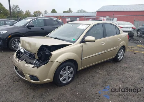 2010 Kia Rio Lx from USA, damaged, VIN KNADH4A35A6638105